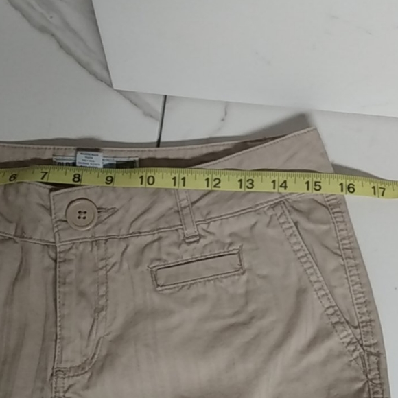 Old Navy Bermuda Trouser Shorts Ghost Stripe - Picture 7 of 8